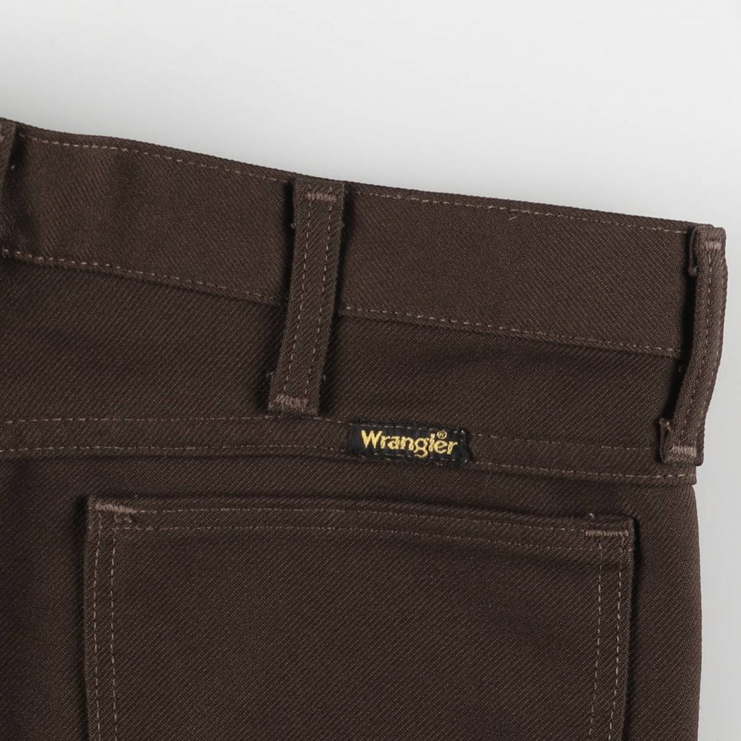 Wrangler Rancher Dress Jeans, Men's Slacks, Size W34 unclear brown type Vintage Second Hand