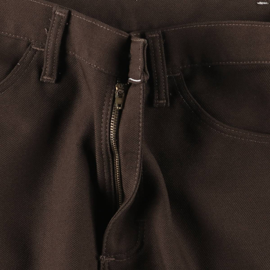 Wrangler Rancher Dress Jeans, Men's Slacks, Size W34 unclear brown type Vintage Second Hand