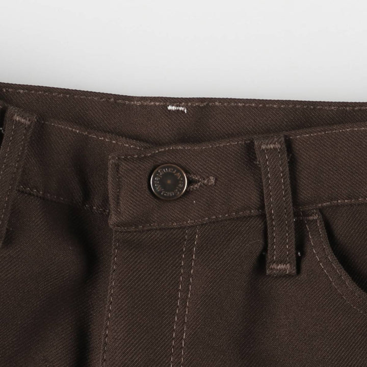 Wrangler Rancher Dress Jeans, Men's Slacks, Size W34 unclear brown type Vintage Second Hand