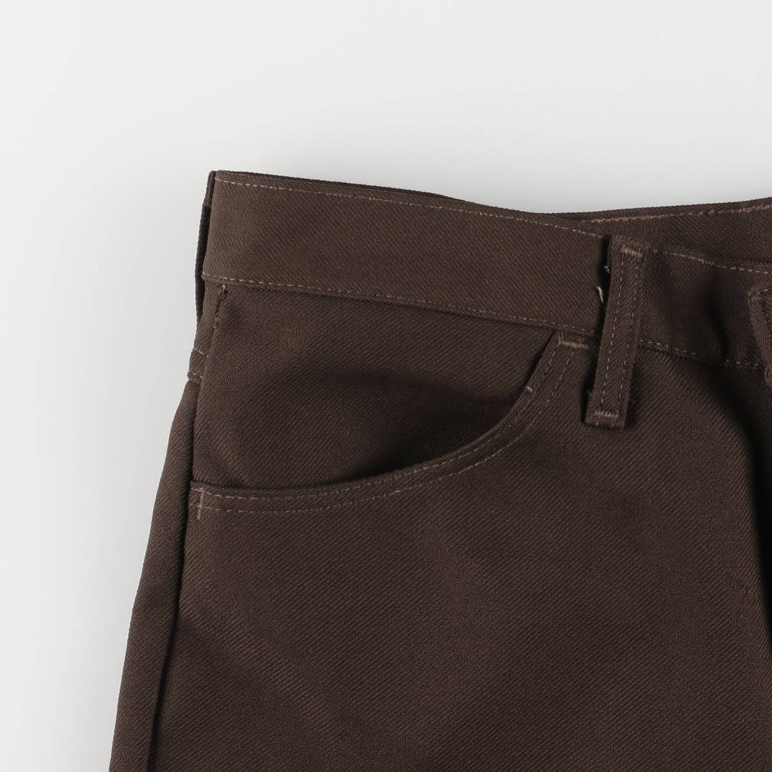 Wrangler Rancher Dress Jeans, Men's Slacks, Size W34 unclear brown type Vintage Second Hand