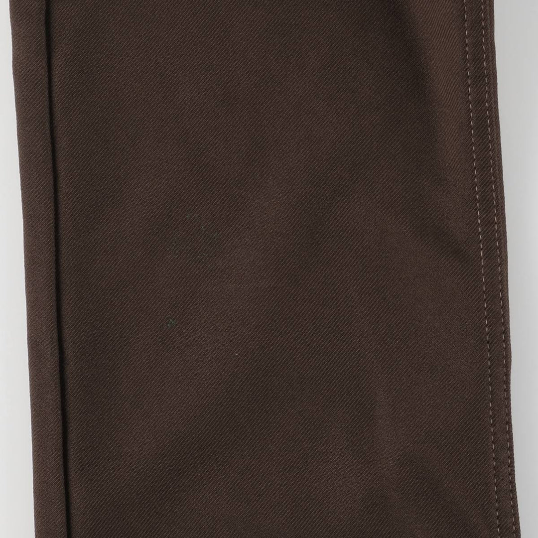 Wrangler Rancher Dress Jeans, Men's Slacks, Size W34 unclear brown type Vintage Second Hand