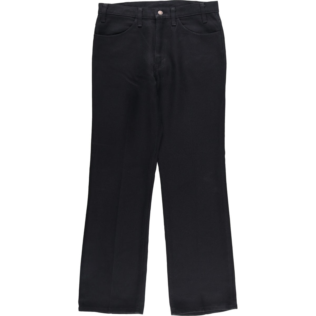 1980'S Levi's slacks, made in USA, men's size W34 (approx.), vintage. polyester black type Vintage Second Hand