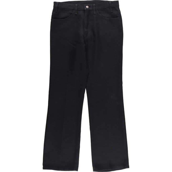 1980'S Levi's slacks, made in USA, men's size W34 (approx.), vintage. polyester black type Vintage Second Hand