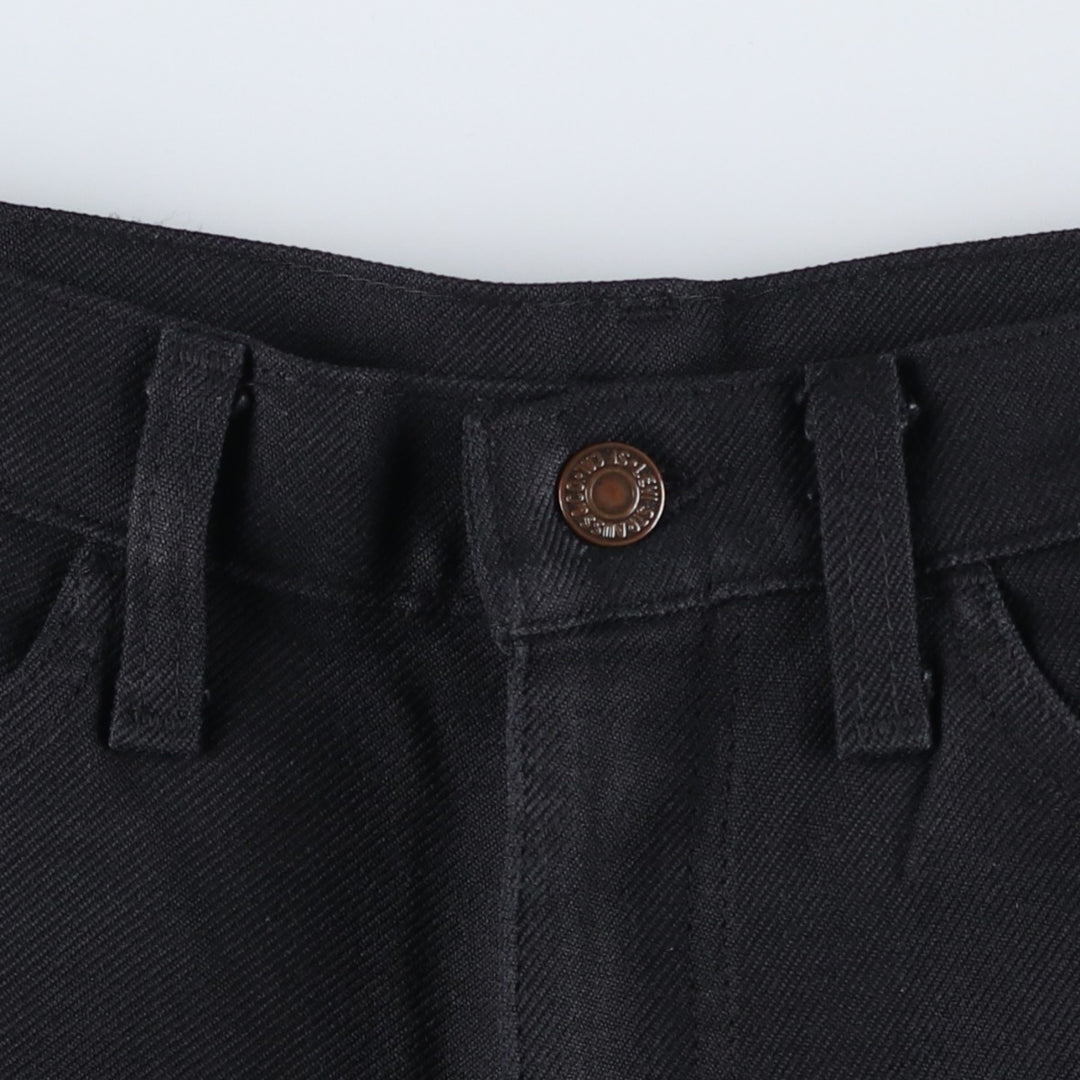 1980'S Levi's slacks, made in USA, men's size W34 (approx.), vintage. polyester black type Vintage Second Hand