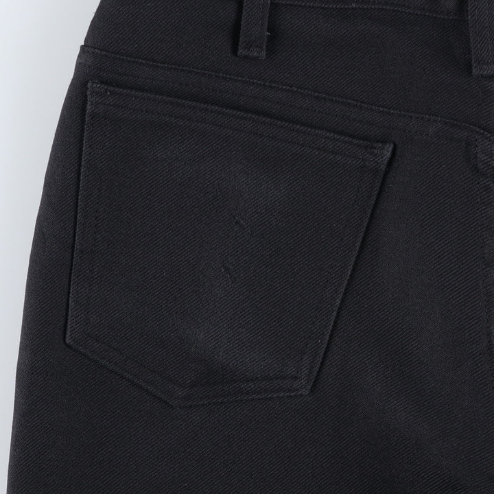 1980'S Levi's slacks, made in USA, men's size W34 (approx.), vintage. polyester black type Vintage Second Hand