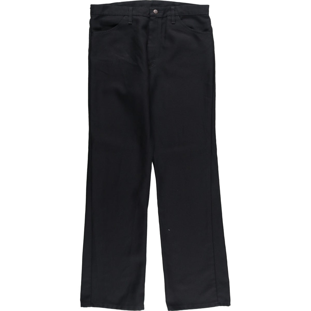 Vintage 90s-00'S Wrangler Dress Jeans, Men's Size 37 (approx.) polyester black type Vintage Second Hand