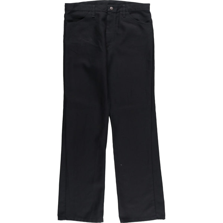 Vintage 90s-00'S Wrangler Dress Jeans, Men's Size 37 (approx.) polyester black type Vintage Second Hand