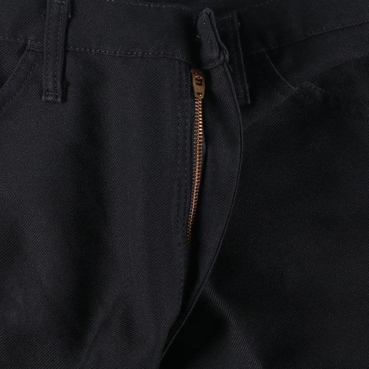 Vintage 90s-00'S Wrangler Dress Jeans, Men's Size 37 (approx.) polyester black type Vintage Second Hand