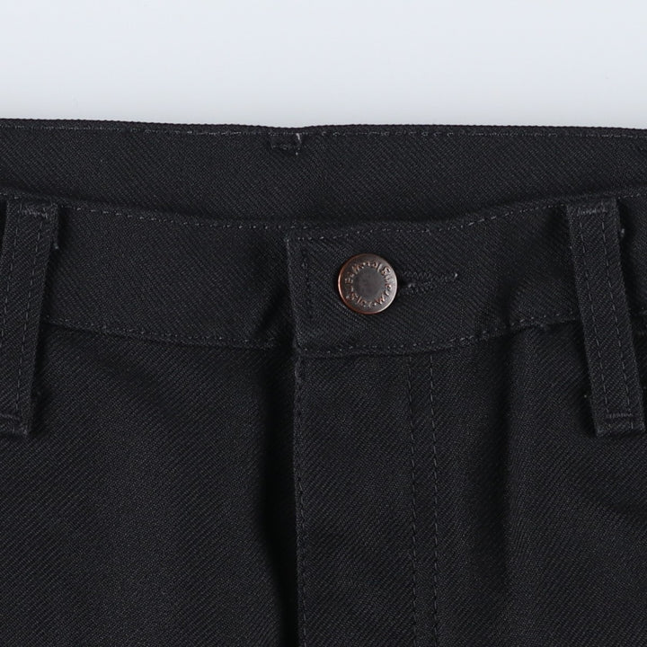 Vintage 90s-00'S Wrangler Dress Jeans, Men's Size 37 (approx.) polyester black type Vintage Second Hand