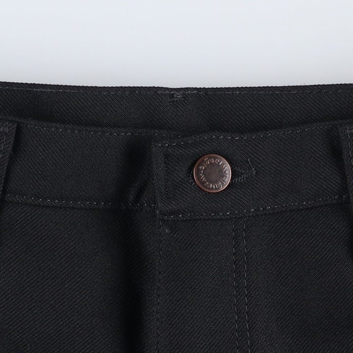 Vintage 90s-00'S Wrangler Dress Jeans, Men's Size 37 (approx.) polyester black type Vintage Second Hand
