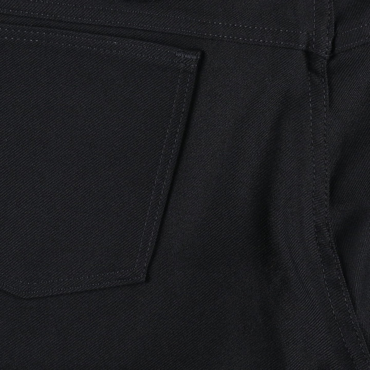 Vintage 90s-00'S Wrangler Dress Jeans, Men's Size 37 (approx.) polyester black type Vintage Second Hand
