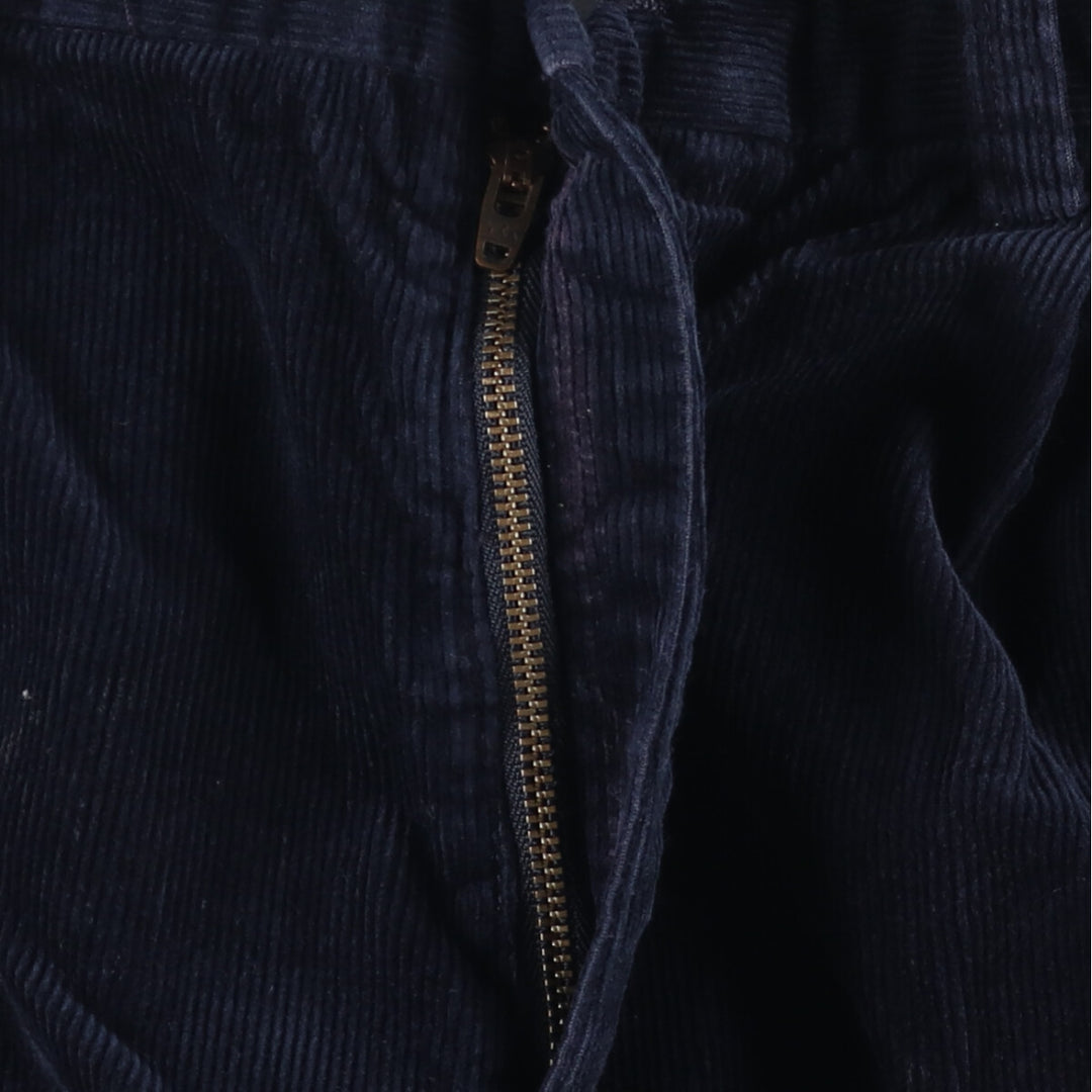 Ralph Lauren POLO by Ralph Lauren HAMMOND PANT, two-pleat corduroy pants, men's size W37. cotton navy blue type Vintage Second Hand