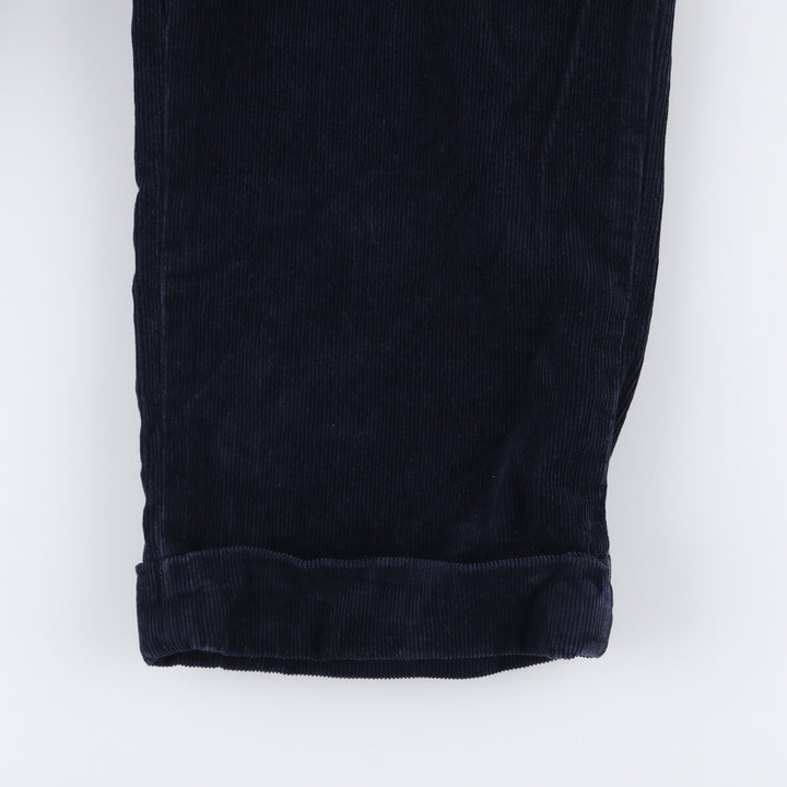 Ralph Lauren POLO by Ralph Lauren HAMMOND PANT, two-pleat corduroy pants, men's size W37. cotton navy blue type Vintage Second Hand