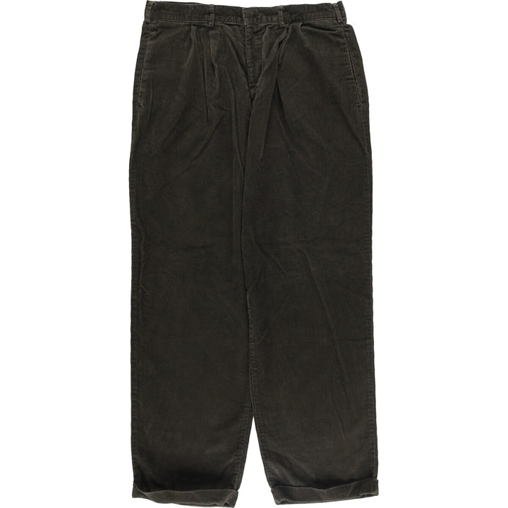 Dockers Two-pleat Corduroy Pants, Men's, Size W34 cotton Khaki type Vintage Second Hand