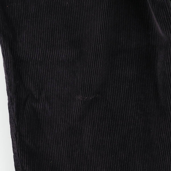Ralph Lauren CHAPS wide-wale corduroy pants, men's size W36 (approx.) cotton black type Vintage Second Hand