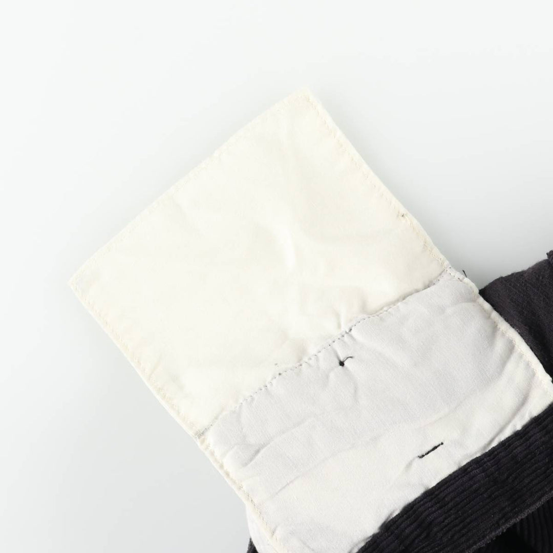 Ralph Lauren CHAPS wide-wale corduroy pants, men's size W36 (approx.) cotton black type Vintage Second Hand
