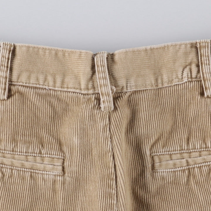 LANDS' END Corduroy Pants Men's Size W34 cotton Beige type Vintage Second Hand