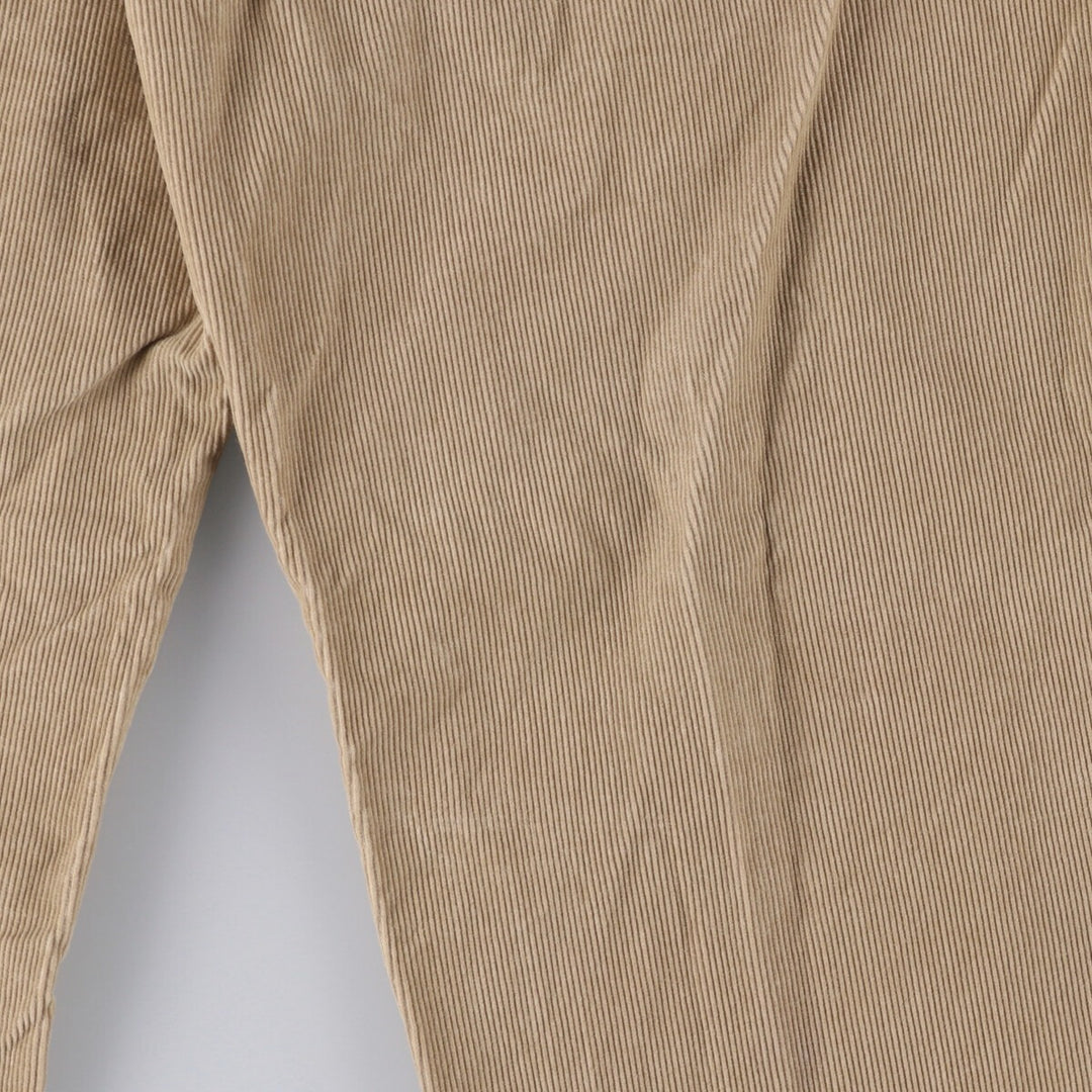 LANDS' END Corduroy Pants Men's Size W34 cotton Beige type Vintage Second Hand