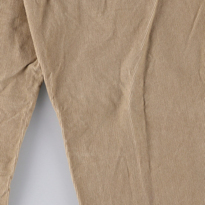LANDS' END Corduroy Pants Men's Size W34 cotton Beige type Vintage Second Hand