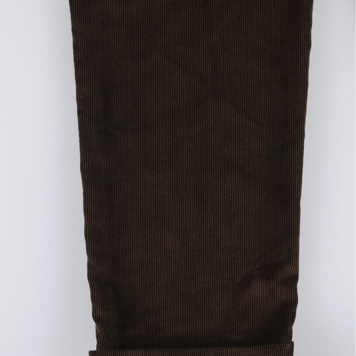 GEORGE Two-pleat Corduroy Pants Men's Size W34 polyester brown type Vintage Second Hand