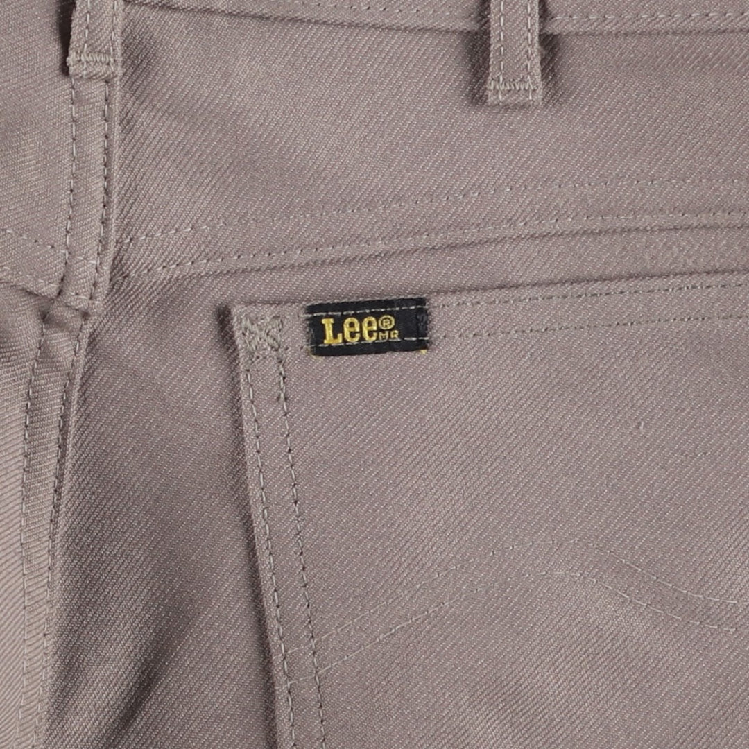 Vintage 1990'S Lee slacks, made in the USA, men's size W33. polyester Beige type Vintage Second Hand