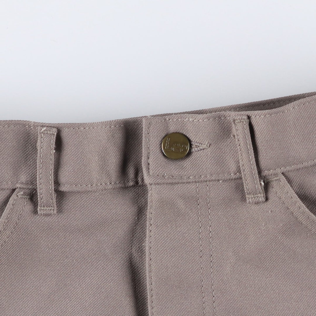 Vintage 1990'S Lee slacks, made in the USA, men's size W33. polyester Beige type Vintage Second Hand