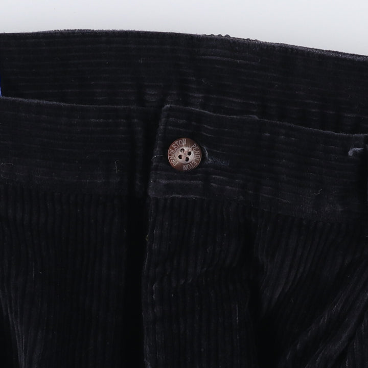 2000'S Pendleton Two-pleat Corduroy Pants Men's Size W34 cotton navy blue type Vintage Second Hand