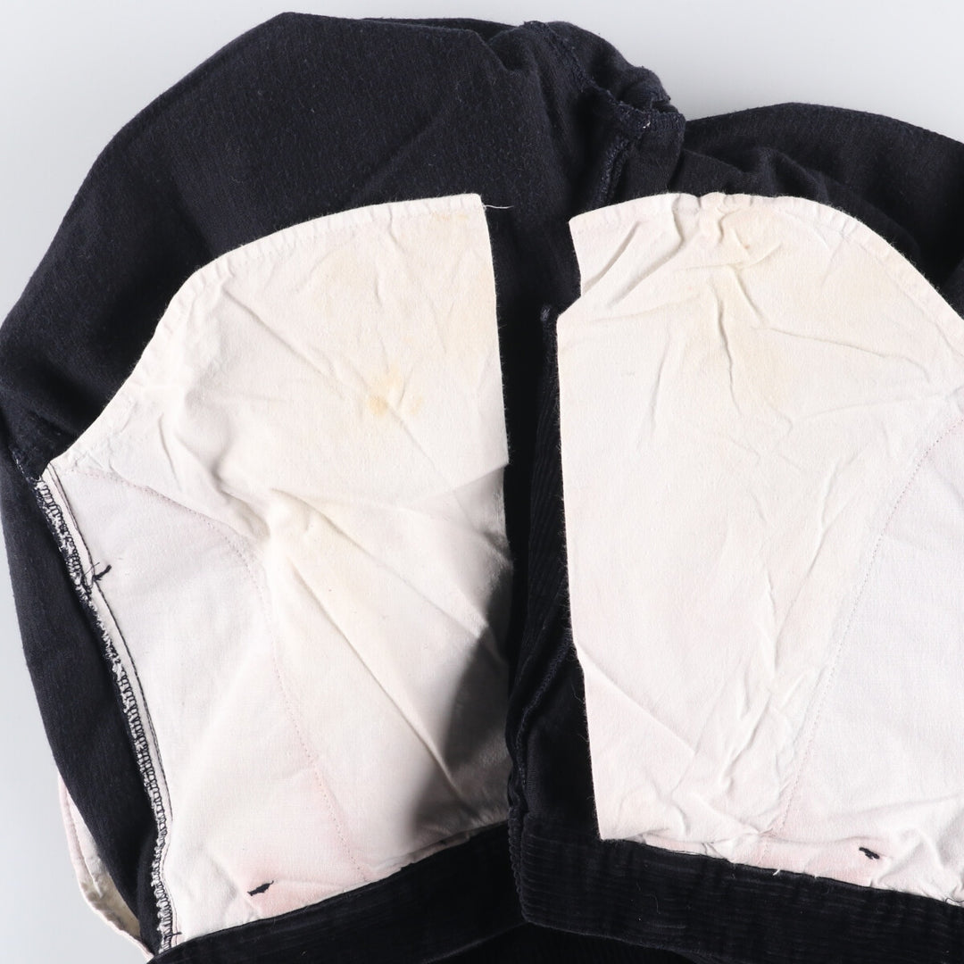 2000'S Pendleton Two-pleat Corduroy Pants Men's Size W34 cotton navy blue type Vintage Second Hand