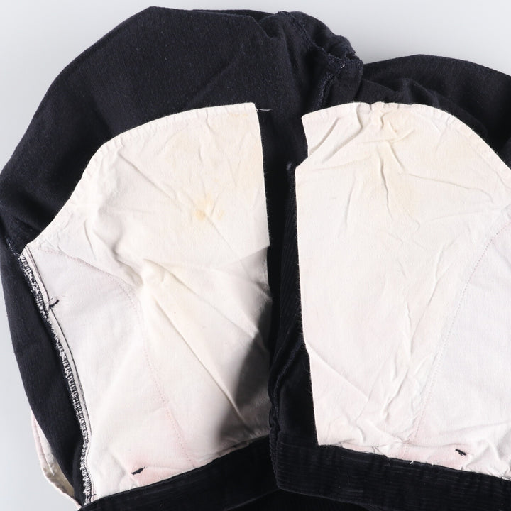 2000'S Pendleton Two-pleat Corduroy Pants Men's Size W34 cotton navy blue type Vintage Second Hand