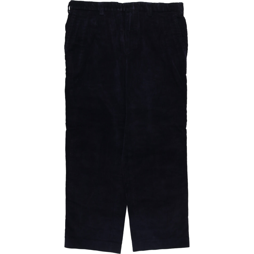 2000'S Orvis corduroy pants, men's size W36 cotton navy blue type Vintage Second Hand