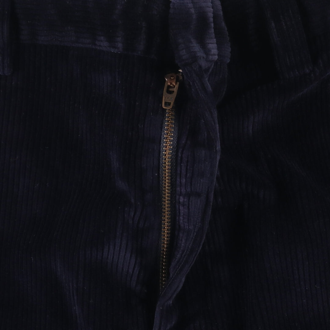 2000'S Orvis corduroy pants, men's size W36 cotton navy blue type Vintage Second Hand