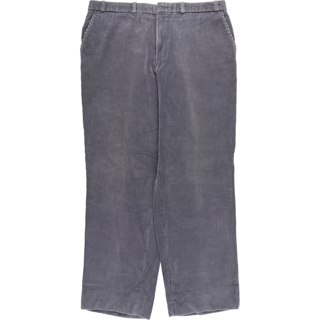 DAY'S Wide Ribbed Corduroy Pants, Men's, Vintage, Size 33 cotton gray type Vintage Second Hand