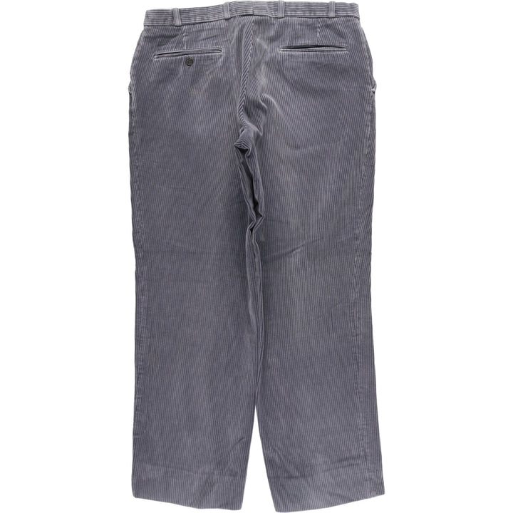 DAY'S Wide Ribbed Corduroy Pants, Men's, Vintage, Size 33 cotton gray type Vintage Second Hand