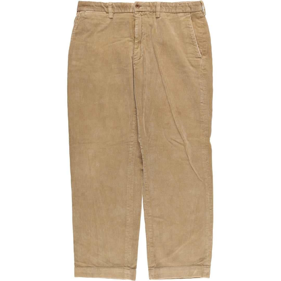 Ralph Lauren POLO by Ralph Lauren PRESTON PANT, wide-ribbed corduroy pants, men's size W35. cotton Beige type Vintage Second Hand