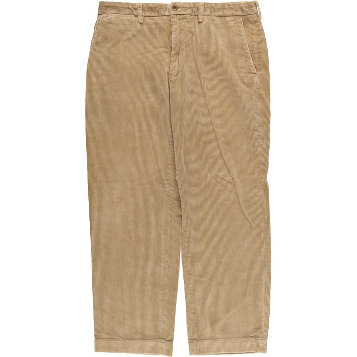 Ralph Lauren POLO by Ralph Lauren PRESTON PANT, wide-ribbed corduroy pants, men's size W35. cotton Beige type Vintage Second Hand