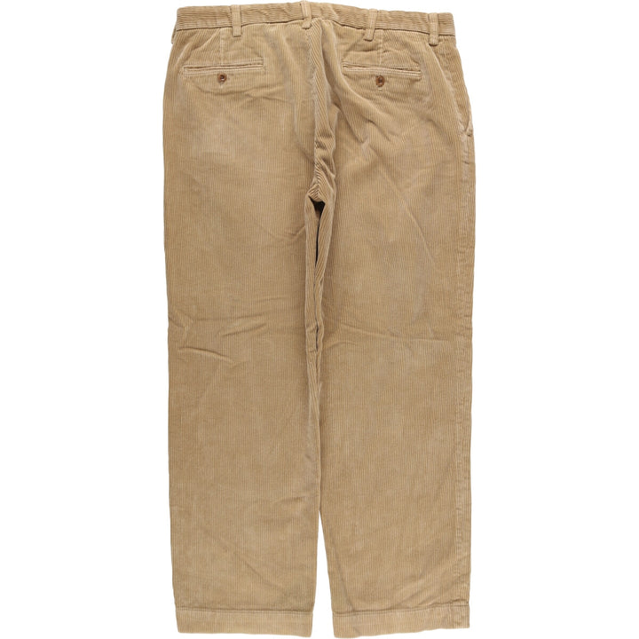 Ralph Lauren POLO by Ralph Lauren PRESTON PANT, wide-ribbed corduroy pants, men's size W35. cotton Beige type Vintage Second Hand