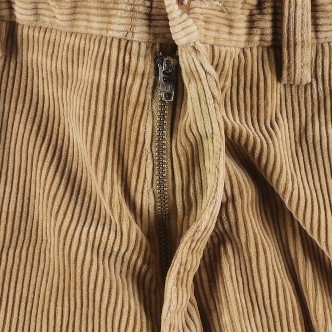 Ralph Lauren POLO by Ralph Lauren PRESTON PANT, wide-ribbed corduroy pants, men's size W35. cotton Beige type Vintage Second Hand