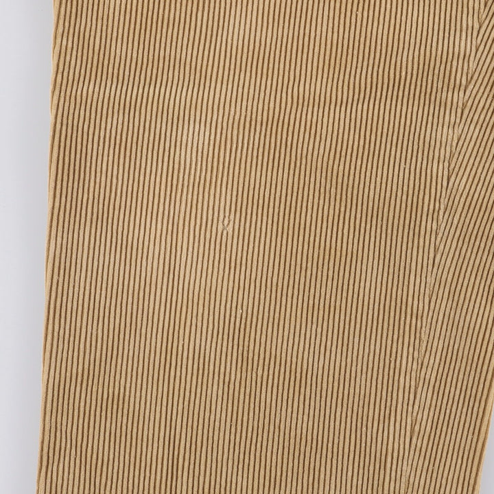 Ralph Lauren POLO by Ralph Lauren PRESTON PANT, wide-ribbed corduroy pants, men's size W35. cotton Beige type Vintage Second Hand
