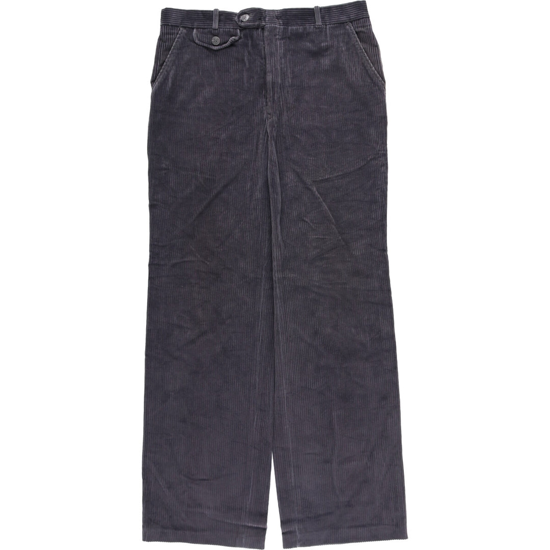 Marks and Spencer Men's Corduroy Pants, Made in Canada, Size W31 cotton gray type Vintage Second Hand