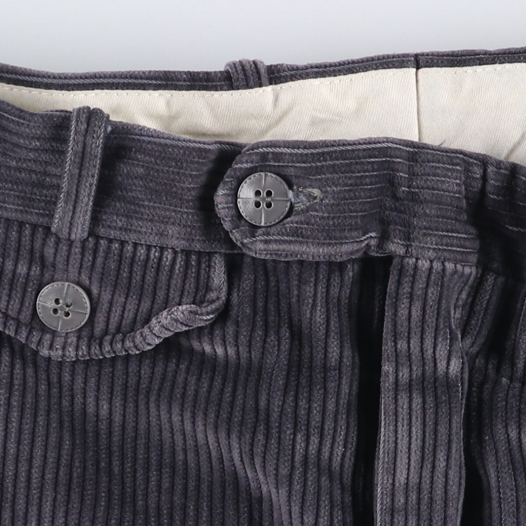 Marks and Spencer Men's Corduroy Pants, Made in Canada, Size W31 cotton gray type Vintage Second Hand