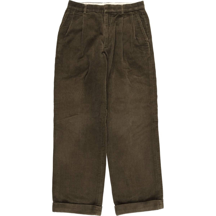 J.Crew wide-wale corduroy pants, men's size W29 (approx.) cotton brown type Vintage Second Hand
