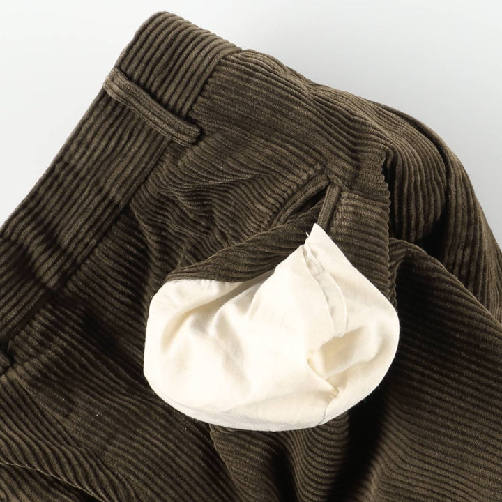 J.Crew wide-wale corduroy pants, men's size W29 (approx.) cotton brown type Vintage Second Hand