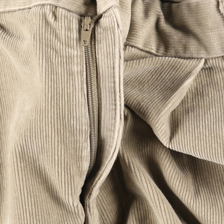 Dockers Relaxed Fit Two-Pleat Corduroy Pants, Men's W35 (approx.) cotton Beige type Vintage Second Hand