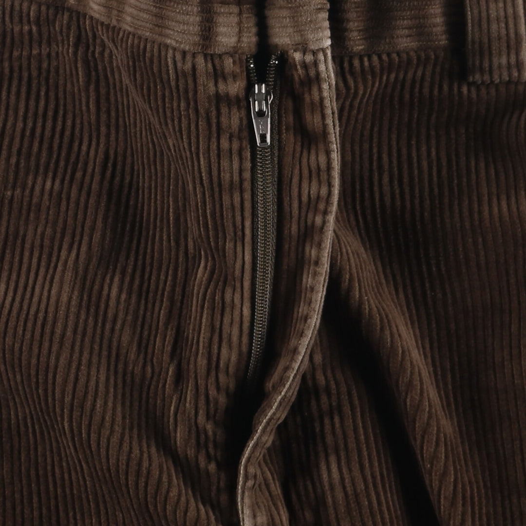 90s-00'S LLBean Classic Fit Corduroy Pants, Men's, Size W35, Vintage cotton Khaki type sage green Vintage Second Hand