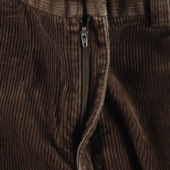 90s-00'S LLBean Classic Fit Corduroy Pants, Men's, Size W35, Vintage cotton Khaki type sage green Vintage Second Hand