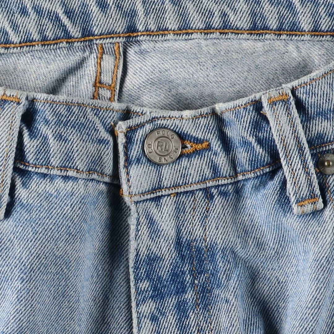 Ralph Lauren POLO JEANS COMPANY tapered denim pants cotton blue type Vintage Second Hand
