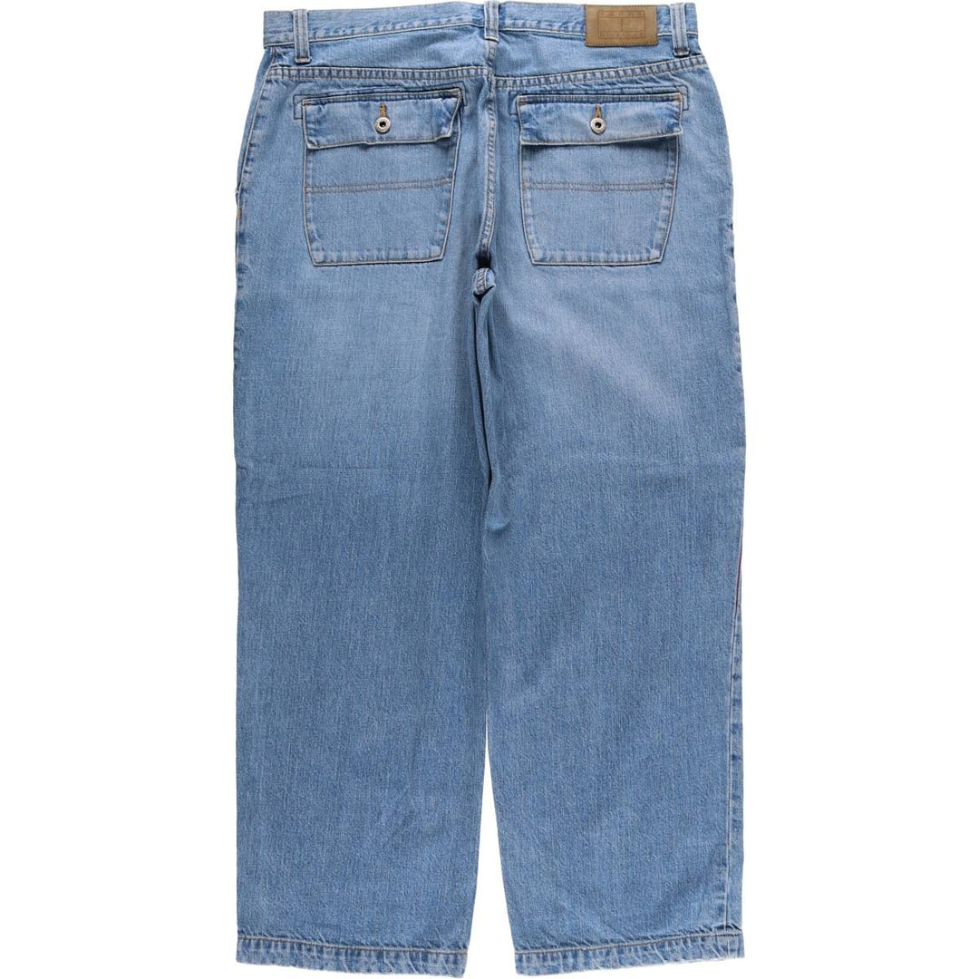 2000'S Tommy Hilfiger Men's Straight Denim Pants, Size W37 cotton blue type Vintage Second Hand
