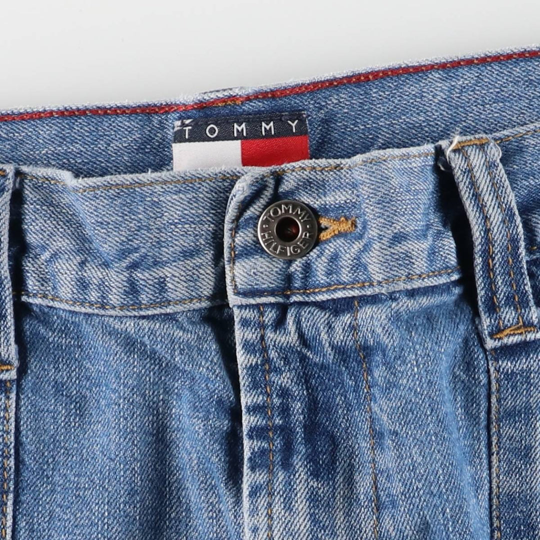 2000'S Tommy Hilfiger Men's Straight Denim Pants, Size W37 cotton blue type Vintage Second Hand