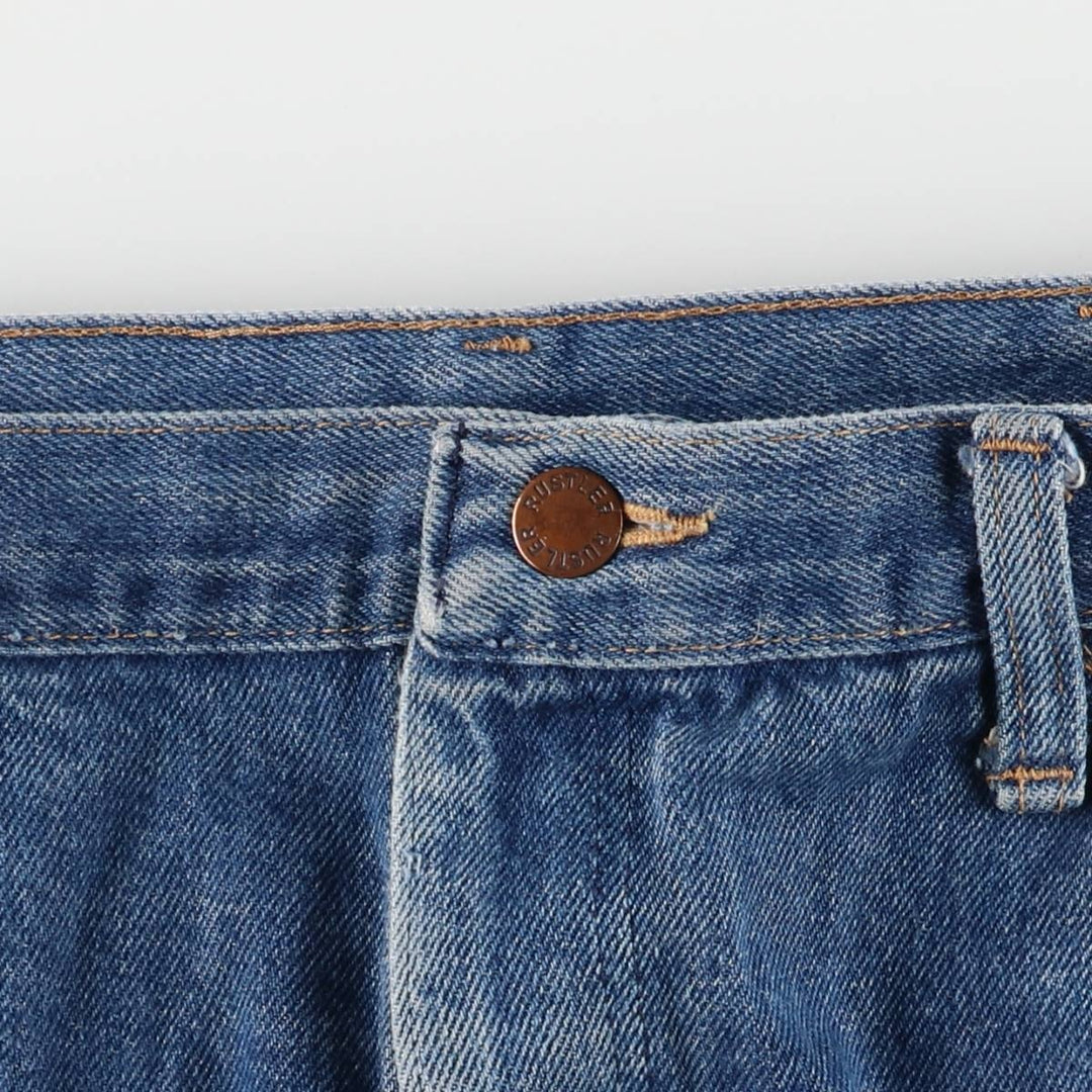 Rustler RUSTLER Men's Straight Denim Pants (Size W32) unclear blue type Vintage Second Hand