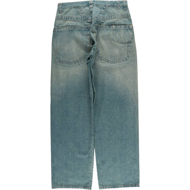 Marithe Francois Girbaud Men's Straight Denim Pants (Size W34) cotton blue type Vintage Second Hand